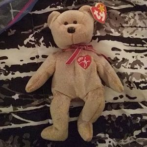 1999 signature bear beanie baby.